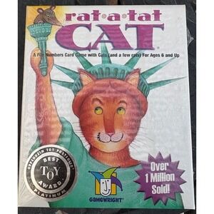Rat a Tat Cat A Fun Numbers Card Game Best Toy Award for Ages 6 +